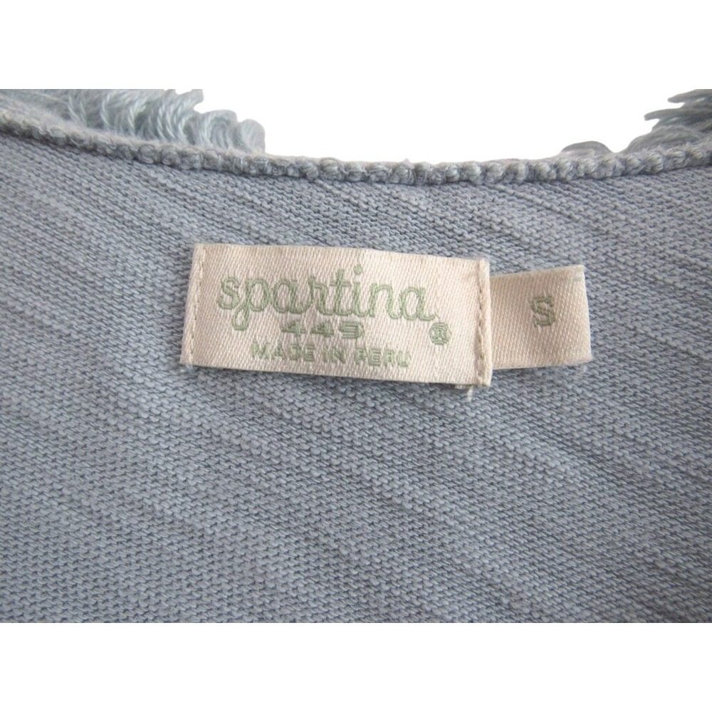Spartina 449 Clara Convertible Cardigan Ashley Blue Size Small - Picture 8 of 12